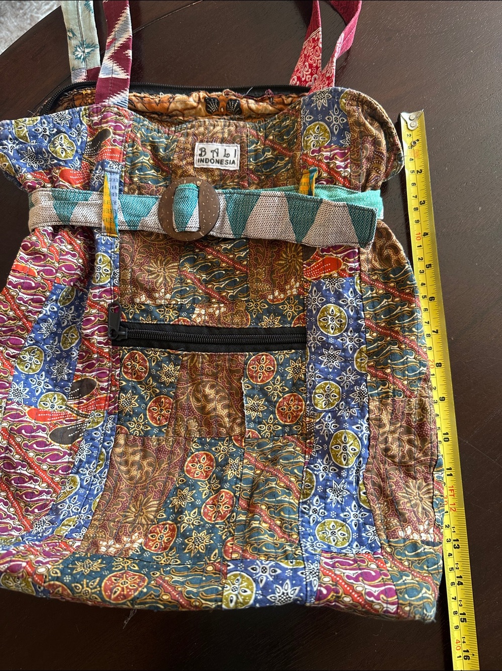 Patchwork tote bag. - Picture 7 of 8